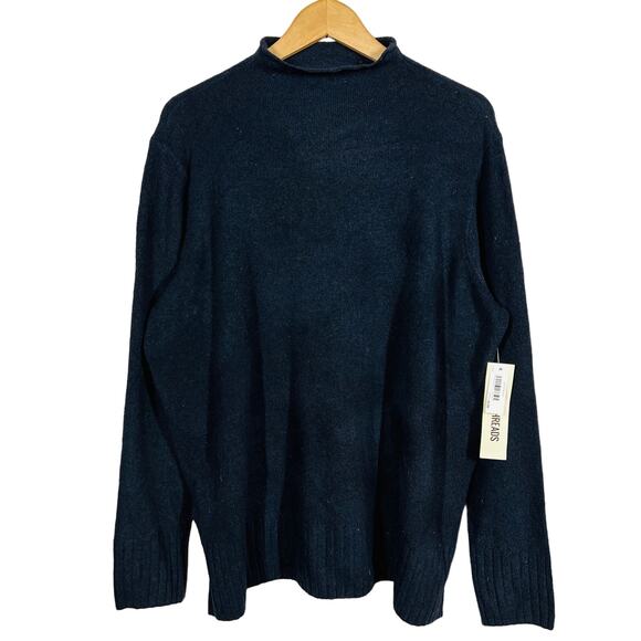 NEW! Goodthreads Lightweight Knit Pullover Casual Long Sleeve Black - XXL - Picture 1 of 6